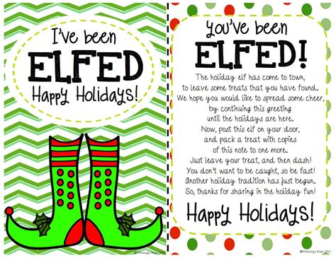 I Ve Been Elfed Free Printable